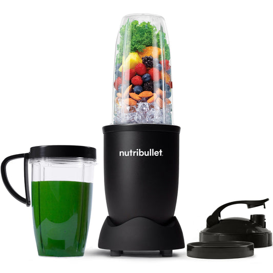 Blender pentru smoothie 900W cu 5 accesorii și cupe portabile, Negru - 1