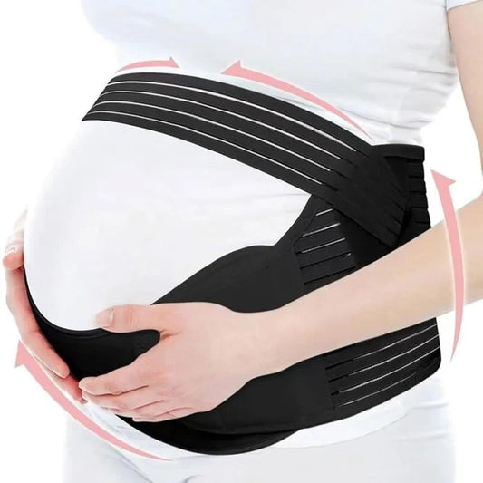 Centură de Sarcină 3-în-1 pentru Suport Lombar și Abdominal, Negru, Mărimea XL - 1