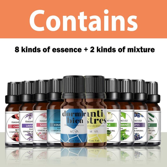 Difuzor de aromă cu sare himalayană 3 în 1, 250ml + 10 uleiuri - 2