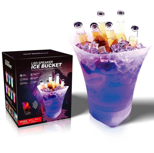 Frapieră inteligentă cu boxă Bluetooth și lumini RGB, 7L - 1