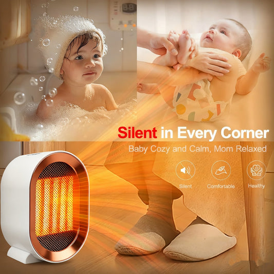 Încălzitor electric portabil 1200W, Aerotermă ceramică PTC - 2