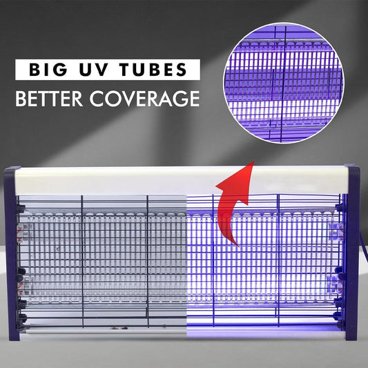 Lampă Electrică Anti Insecte cu Neon UV, 30W, Carcasă Metal, Suspendabilă - 2