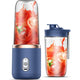 Mini Blender Electric Portabil 80W, Acumulator, 6 Lame 3D, 400ml - 1