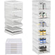 Organizator Pantofi cu 6 Sertare Rabatabile, Plastic Transparent, 105 cm - 1