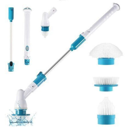 Perie electrică rotativă cu 3 capete și mâner telescopic, USB - 1