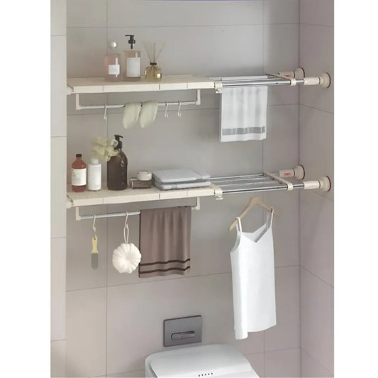 Separator telescopic extensibil pentru rafturi, reglabil 70-120 cm, Fără Găurire - 2
