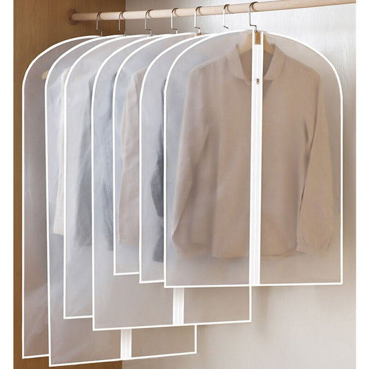 Set 10 Huse Haine Semi-Transparente 60x130 cm, Anti-Praf - 1