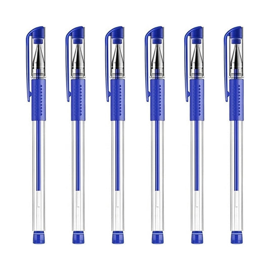 Set pixuri cu gel 0.5 mm, cerneală albastră, rezervă de mare — 6 bucati