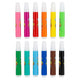 Set 12 carioci jumbo colorate cu capac alb
