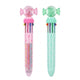 Set 2 pixuri cu bomboana cu sclipici: roz si verde menta