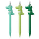 Set 3 creioane mecanice cu crocodil: turcoaz, verde lime si verde inchis