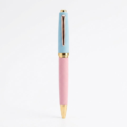 Stilou pastel — Bleu cu roz