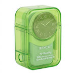 Ascutitoare 3 in 1, cu recipient, radiera si periuta — Verde
