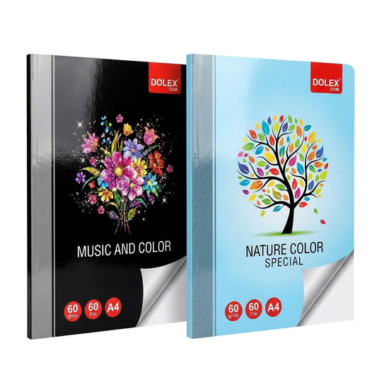 Caiet A4 velin, 60 file, 60 g/mp — 1 caiet