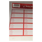 Etichete scolare pentru caiete, 10 bucati pe set — 1 set