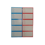 Etichete scolare pentru caiete, 10 bucati pe set