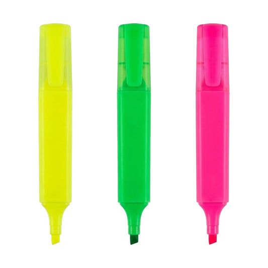 Set de 3 evidentiatoare neon