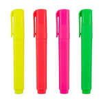 Set de 4 evidentiatoare neon
