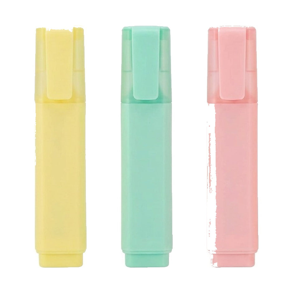 Set de 3 evidentiatoare pastel