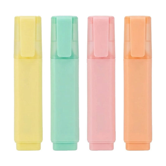 Set de 4 evidentiatoare pastel