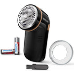 Aparat de curățat scame electric, 8800 rpm, Negru + 2 Baterii incluse - 1