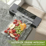 Aparat de Vidat și Sigilat Alimente, 5 Funcții, Cutter, 10 Pungi Incluse - 3