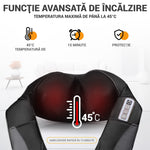 Aparat Profesional pentru Masaj Shiatsu 3D cu Încălzire și 8 Noduri - 3