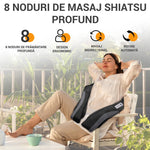 Aparat Profesional pentru Masaj Shiatsu 3D cu Încălzire și 8 Noduri - 4