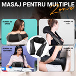 Aparat Profesional pentru Masaj Shiatsu 3D cu Încălzire și 8 Noduri - 5