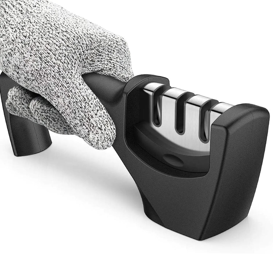 Ascuțitor Profesional Cuțite 3 în 1, Tungsten și Ceramică - 1