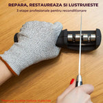 Ascuțitor Profesional Cuțite 3 în 1, Tungsten și Ceramică - 6