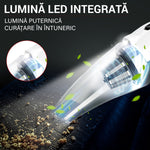 Aspirator de Mână Portabil Fără Fir, Filtru HEPA, 5500 Pa, Negru - 4