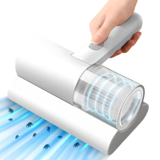 Aspirator pentru acarieni cu lampă UV, Wireless, Alb - 1
