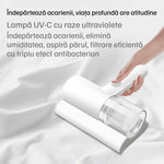Aspirator pentru acarieni cu lampă UV, Wireless, Alb - 3