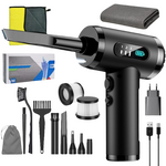 Aspirator Portabil cu Suflantă Aer, USB, 6000mAh + Kit Auto Complet - 1