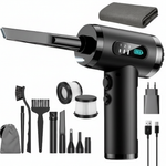 Aspirator Portabil cu Suflantă Aer, USB, 6000mAh + Kit Auto Complet