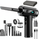 Aspirator Portabil cu Suflantă Aer, USB, 6000mAh + Kit Auto Complet