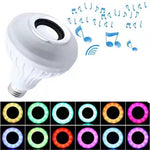 Bec cu Difuzor Bluetooth și Lumini LED, E27, 13 Culori - 2