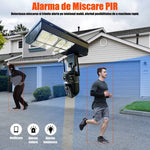 Cameră de Supraveghere cu Panou Solar 4G și Lampă LED 180W, PTZ, 4MP - 4