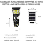 Cameră de Supraveghere cu Panou Solar 4G și Lampă LED 180W, PTZ, 4MP - 5