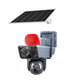 Cameră De Supraveghere Dublă 4G, Panou Solar, Rotire 355°, Auto-Tracking