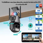 Cameră de Supraveghere Exterior Dual Lens, WiFi, Zoom 8X - 3