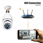 Cameră de supraveghere tip bec Full HD 1080P cu WiFi și Rotire 355° - 3