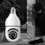 Cameră de supraveghere tip bec Full HD 1080P cu WiFi și Rotire 355° - 5