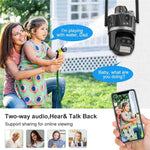 Cameră de Supraveghere Wireless 16MP 6K+ Rotativă de Exterior - 3