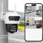 Cameră Supraveghere WiFi cu 2 Lentile, 6MP, IP66 Exterior, Night Vision Color - 4