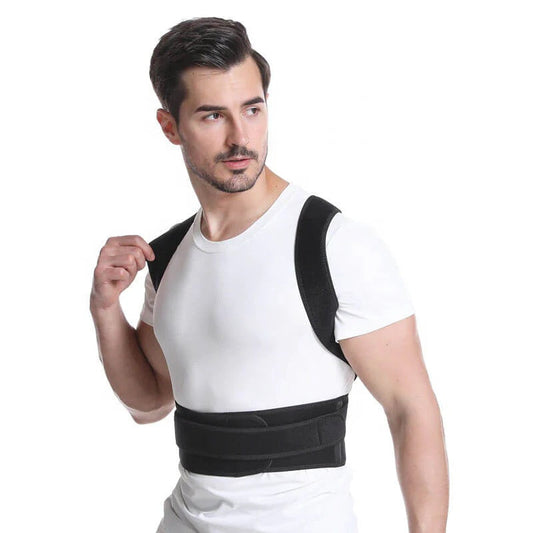 Corset Pentru Corectarea Coloanei, Reglabil, Talie 80-110 cm, Negru - 2