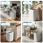 Coș de Gunoi Automat cu Senzor de Mișcare 18L, Anti-Miros, Soft Close, IPX5 - 6