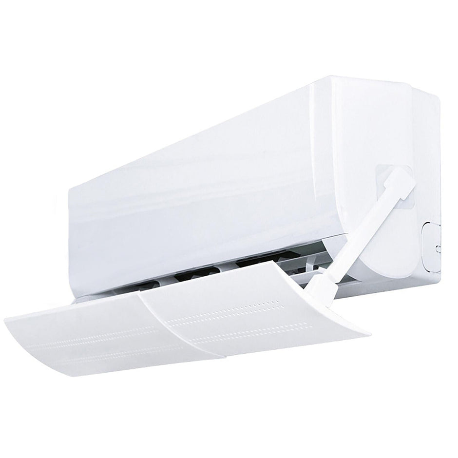 Deflector aer condiționat universal, extensibil 56-108 cm, alb - 1