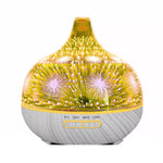 Difuzor Aromaterapie Ultrasonic 400ml, Efect 3D și 7 Culori LED - 5